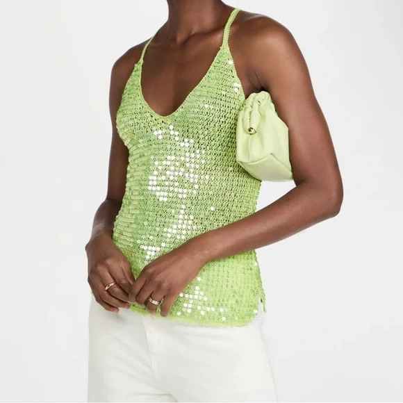 Retrofete Molly Sequin Crotchet Top - Picture 10 of 10